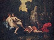 Nicolas Poussin Narcissus and Echo USA oil painting artist